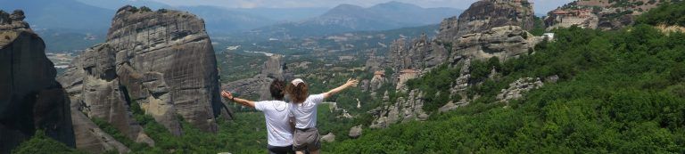 Portada senderismo en Meteora